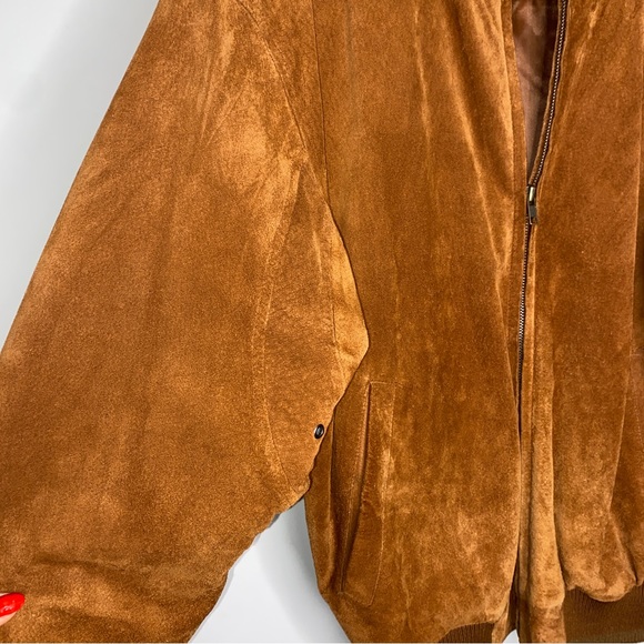 Vintage 70’s Stratojat Suede Bomber Jacket - Picture 5 of 9